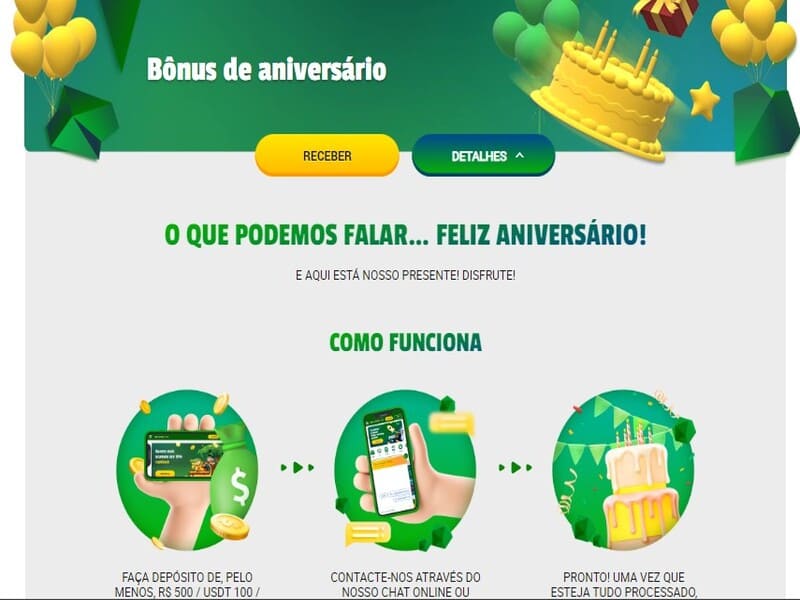 Бонус на день рождения Brazino777