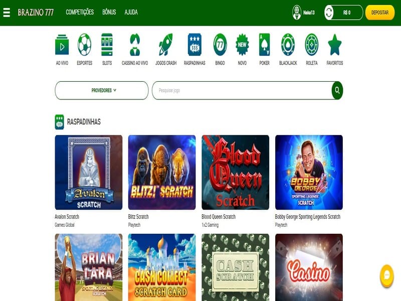 Krasloten bij Brazino777 Casino