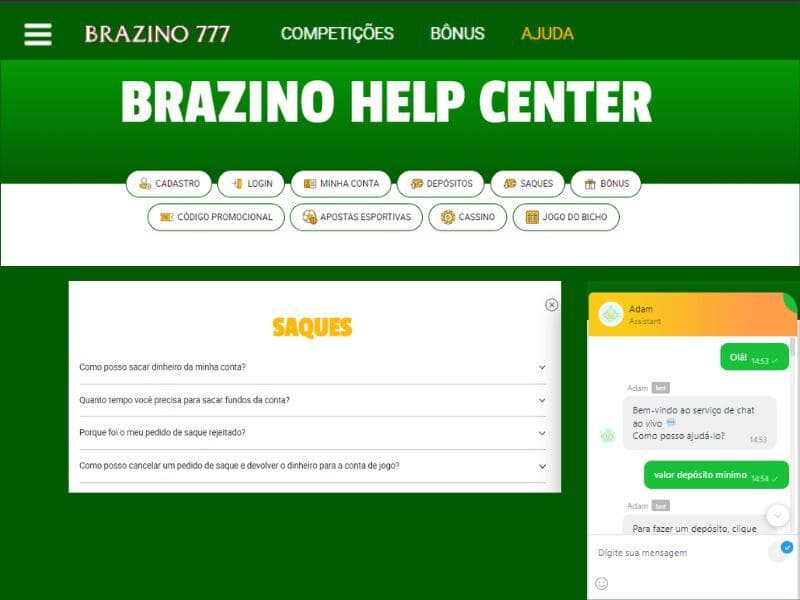Brazino Customer Support