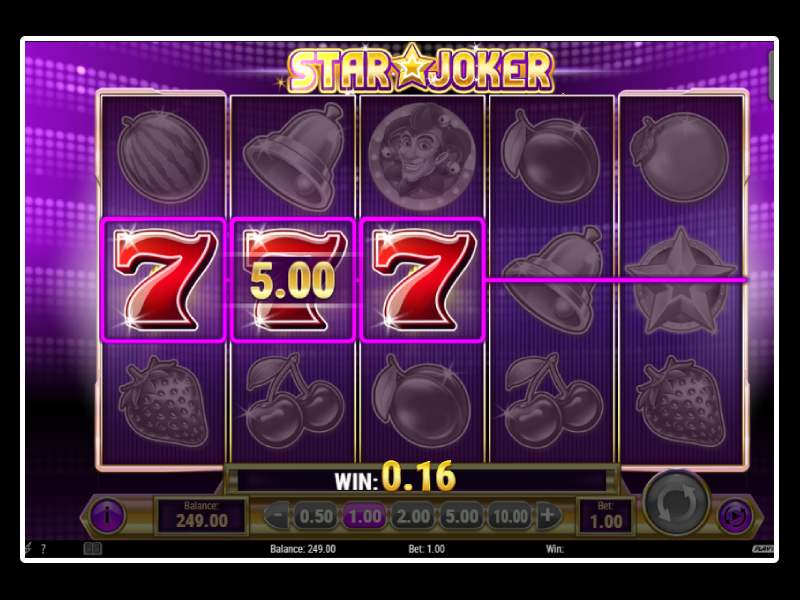 Бонусные опции и специальные символы в Star Joker